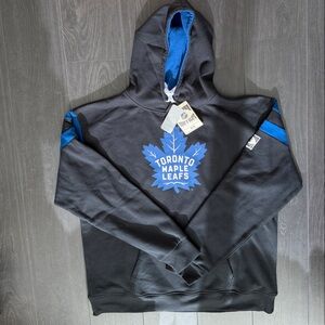 NWT - Calhoun NHL Toronto Maple Leafs Black and Blue Men's Hoodie